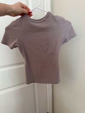 SKIMS Short Sleeve Crewneck Tee - Lavender